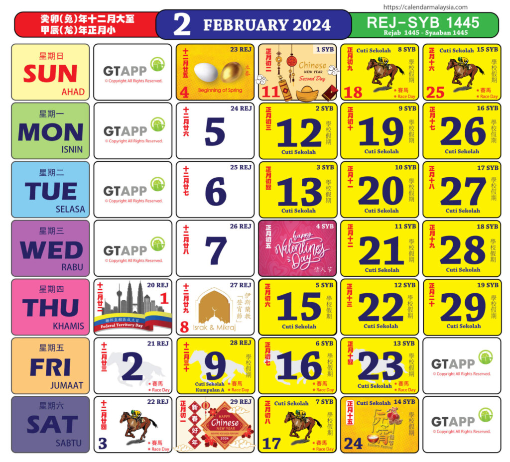 2024 Calendar Malaysia Download Bettye Friederike - 2024 Calendar With Week Numbers Malaysia