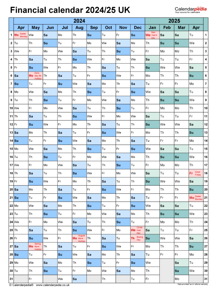 2024 Financial Year Calendar Excel File Emilie Rodina - Uk Financial Calendar 2024 With Week Numbers