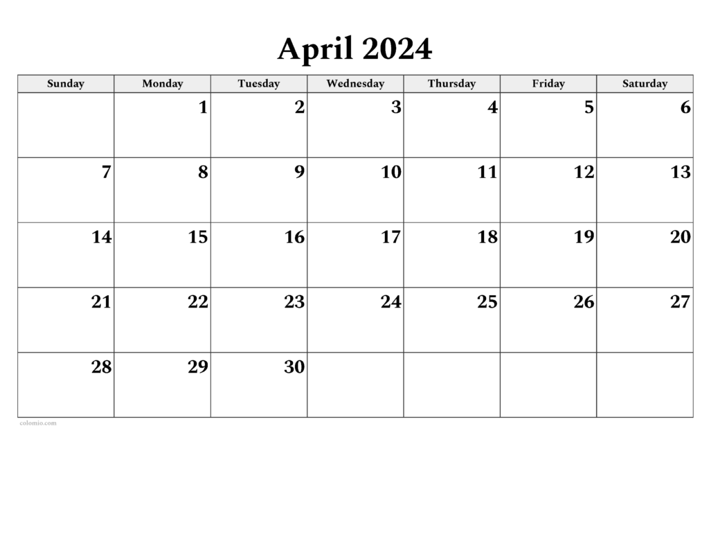 April 2024 June 2024 Calendar With Holidays - April 2024 Calendar Week Numbers