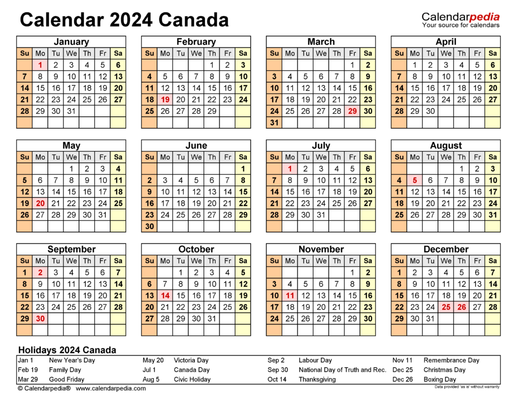 Canada 2024 Calendar Jewel Lurette - 2024 Calendar Canada Week Numbers