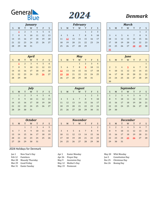 Kalender 2024 Danmark Vrogue co - Danish Calendar 2024 With Week Numbers