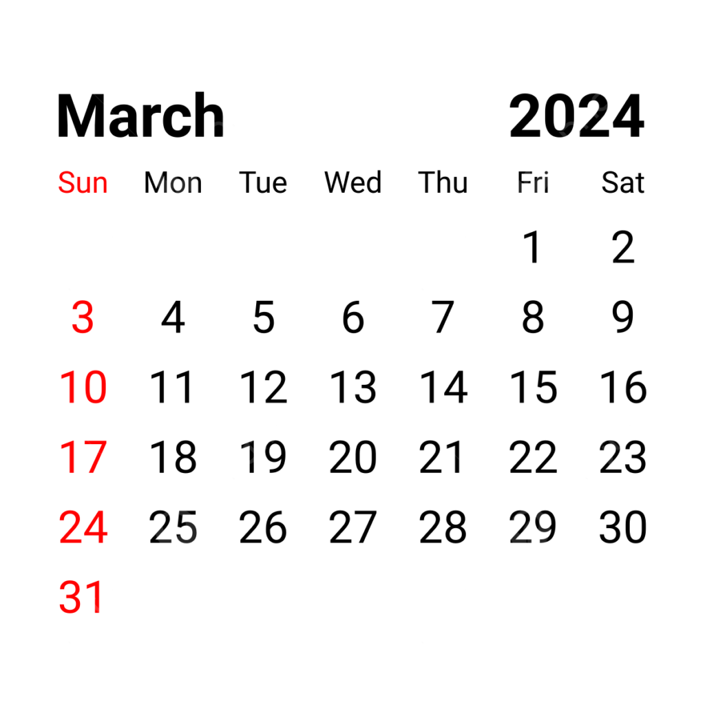 March 2024 June 2024 Calendar With Holidays - March 2024 Calendar With Week Numbers