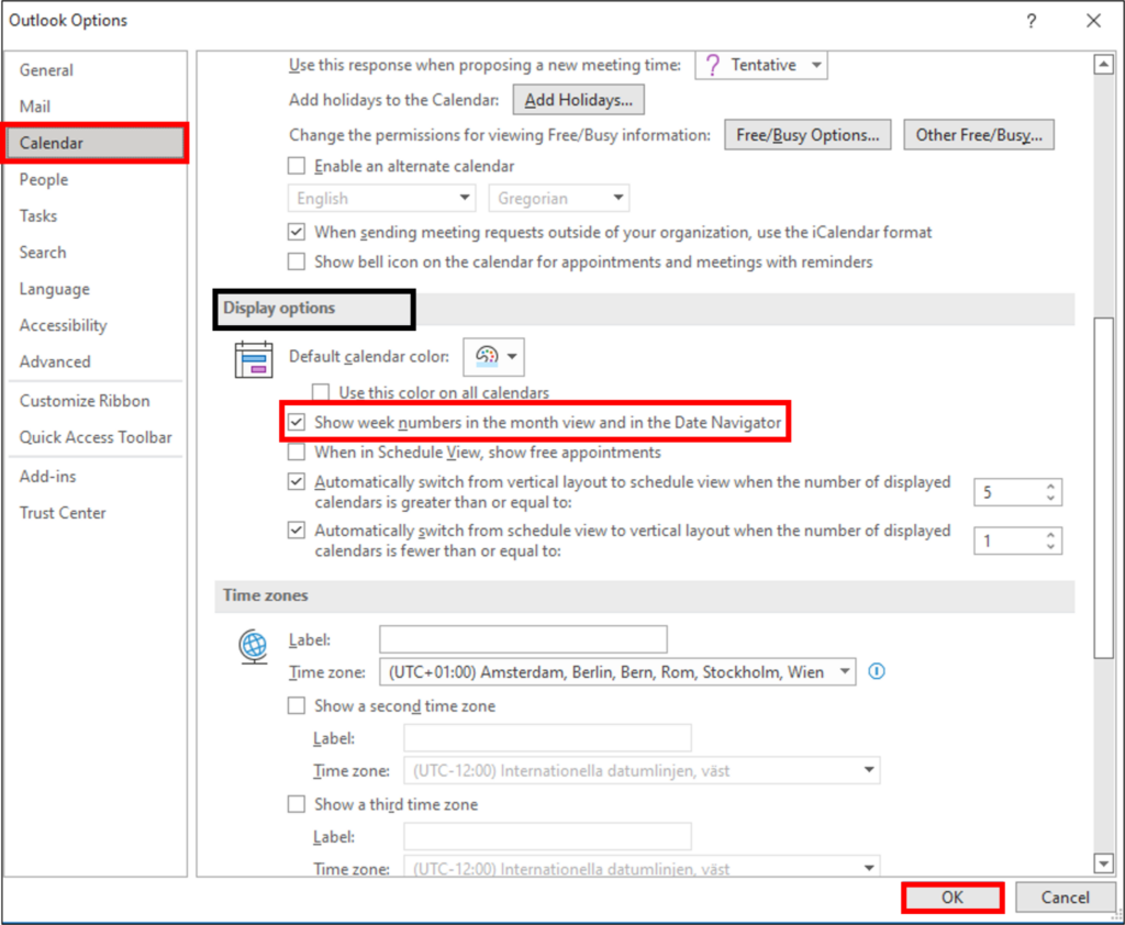 Show Week Numbers In Outlook Manual - Outlook 2024 Show Week Numbers In Calendar