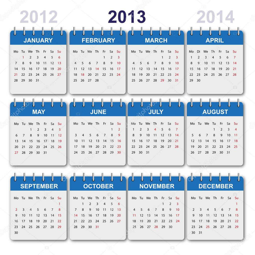 2013 Year Usa Calendar Calendar Template 2016 - 2013 Us Calendar With Week Numbers