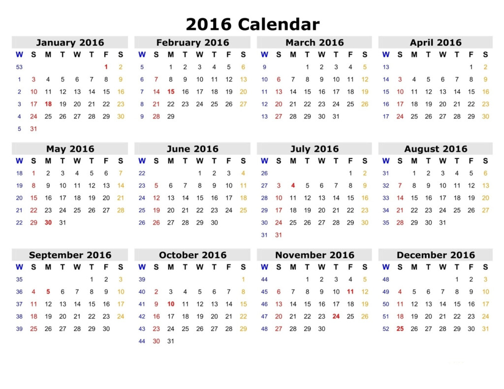 2016 Calendar With Hindu Holidays - 2016 Calendar With Week Numbers Excel India