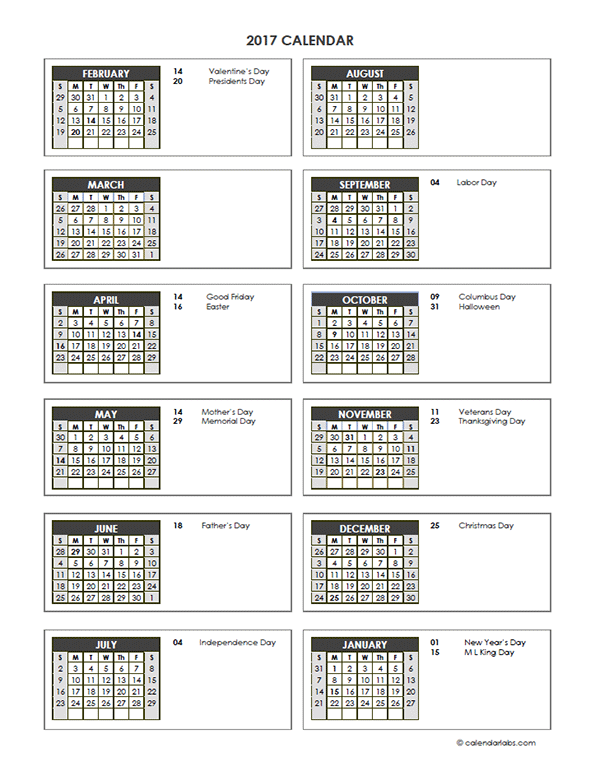 2017 Accounting Close Calendar 4 4 5 Free Printable Templates - Accounting Calendar 2017 With Week Numbers