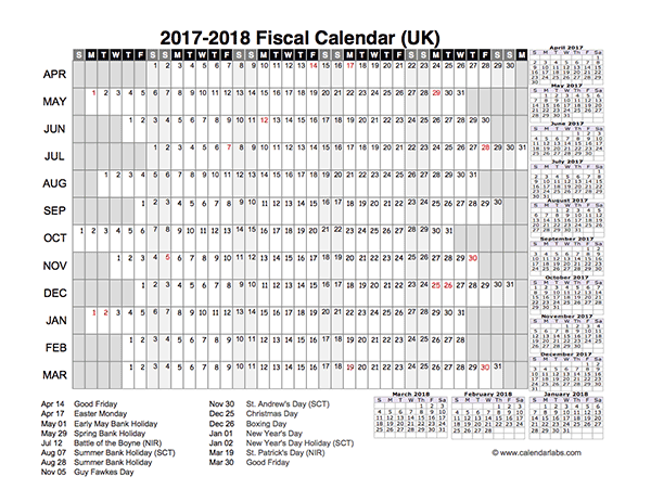 2017 Fiscal Year Calendar Free Printable Templates - 2017 Fiscal Year Calendar With Week Numbers