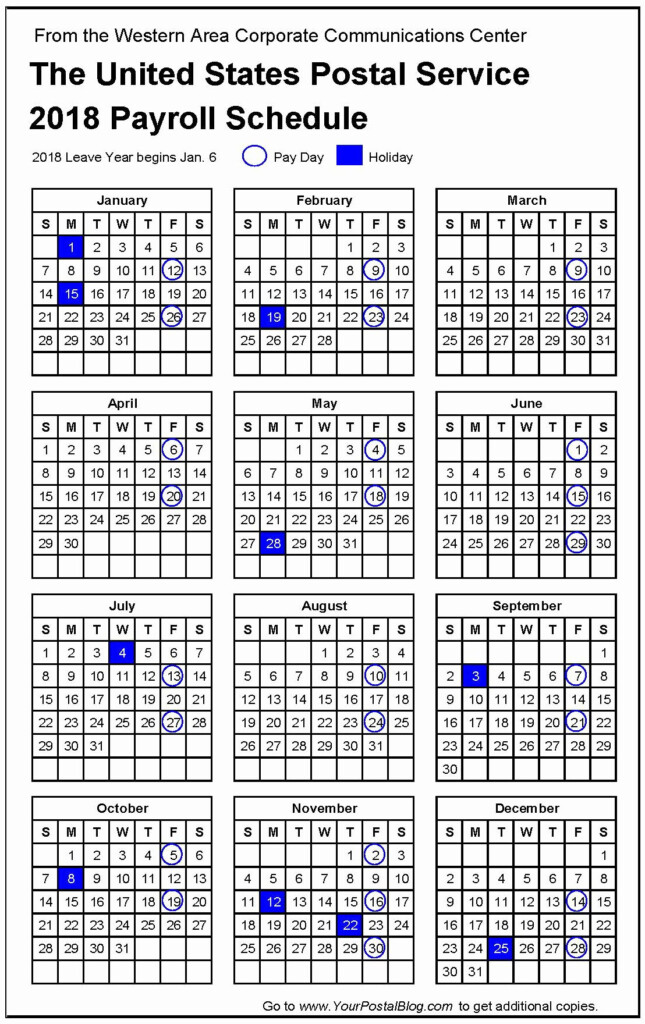 2019 Biweekly Payroll Calendar Excel - 2019 Payroll Calendar With Week Numbers