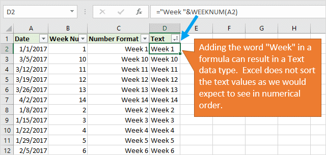 3 Tips For Calculating Week Numbers From Dates In Excel Excel Campus - 2017 Calendar With Week Numbers In Excel Format