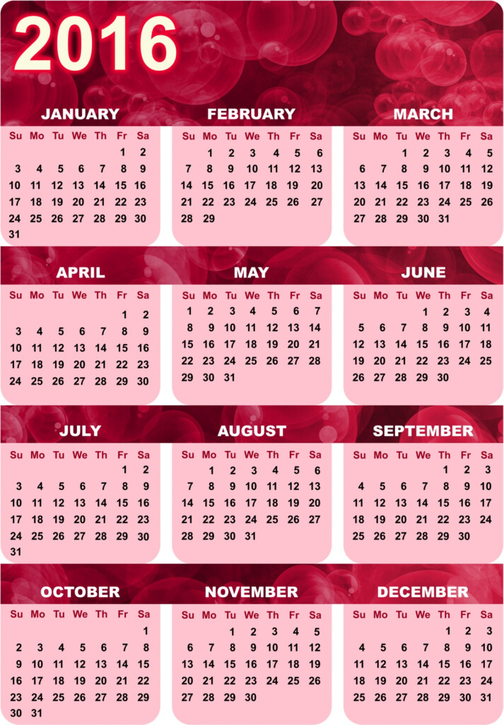 Calendar 2016 Free Stock Photo Public Domain Pictures - 2016 Year Calendar With Week Numbers