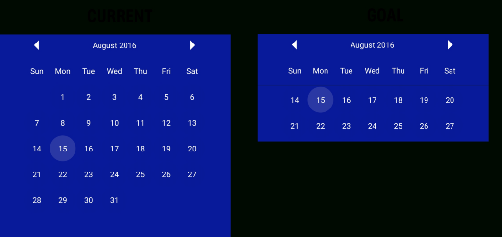 Calendar Week View Android Month Calendar Printable - Android 5 Calendar Week Numbers