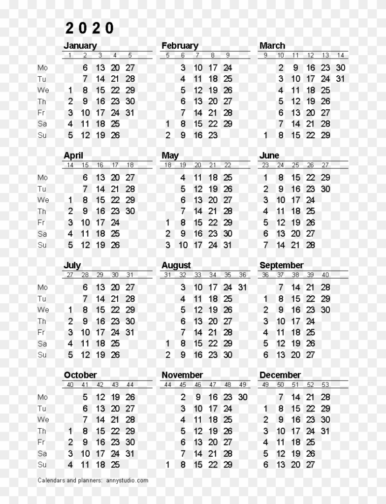 Fiscal Calander 2020 Week Numbers - Fiscal Calendar 2020 Week Numbers