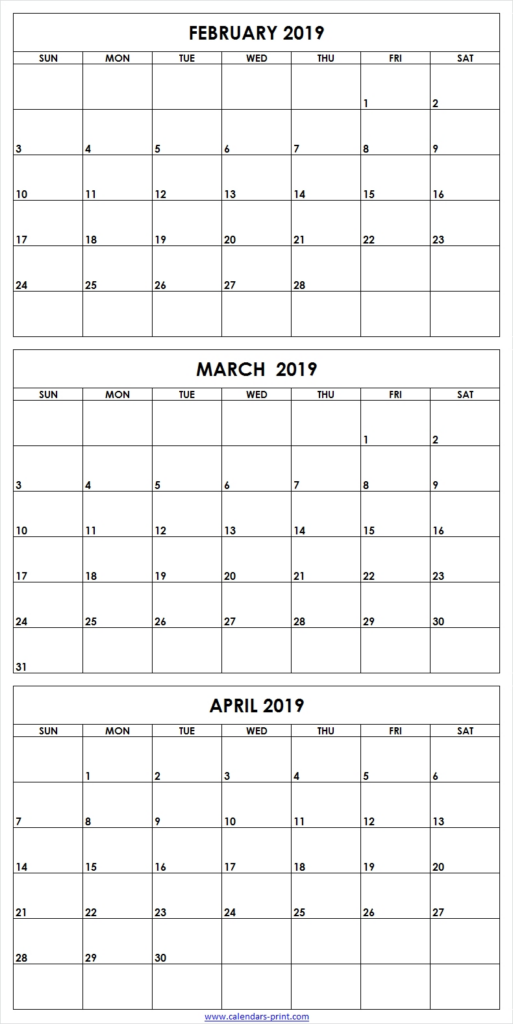 Free Printable 3 Month Calendar - 3 Month Calendar With Week Numbers