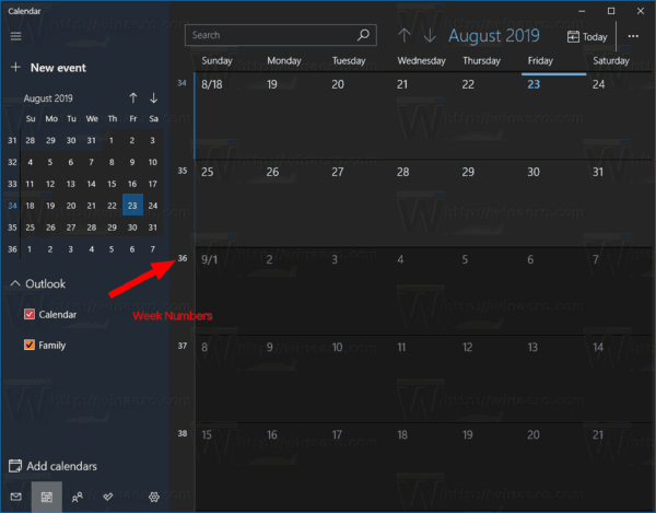 Habilitar Los N meros De Semanas Para El Calendario De Windows 10 - Show Week Numbers In Windows 10 Taskbar Calendar