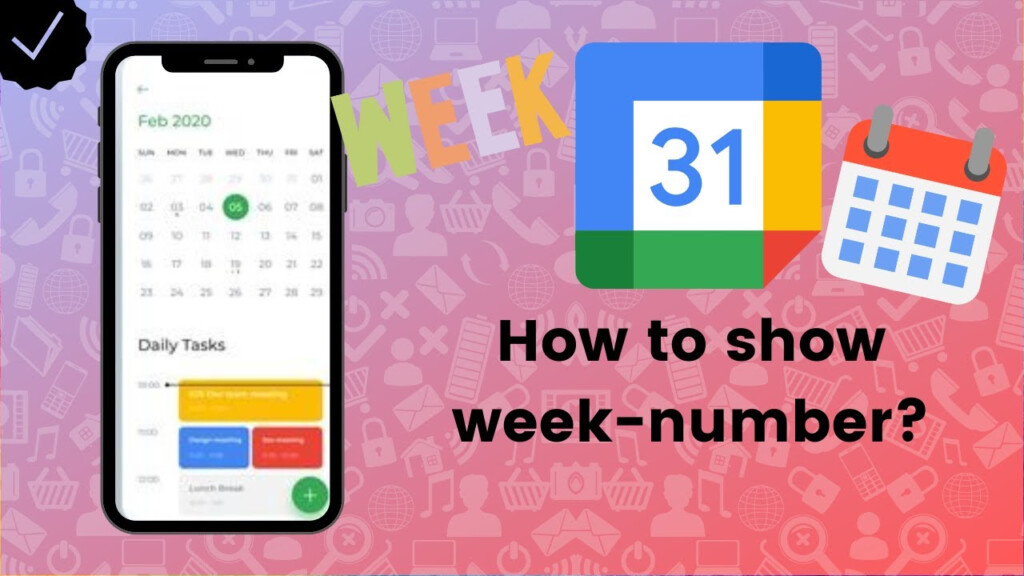 How To Show Week number On Google Calendar Google Calendar Tips  - Google Calendar How To Show Week Numbers