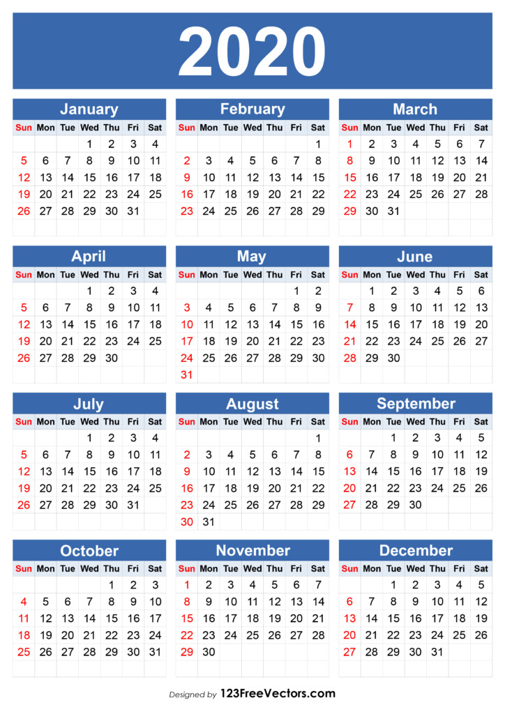 Pdf Printable 2020 Calendar Week Numbers - Calendar 2020 Pdf With Week Numbers