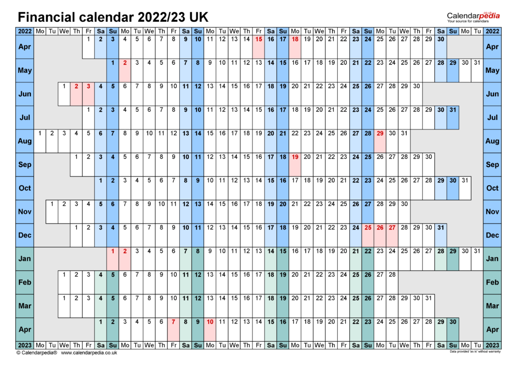 Printable 2022 23 Financial Year Calendar Digital Wall Australia  - Australian Financial Year Calendar With Week Numbers