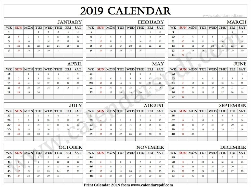 Printable Calendar With Week Numbers - May Weekly Calendar With Week Numbers