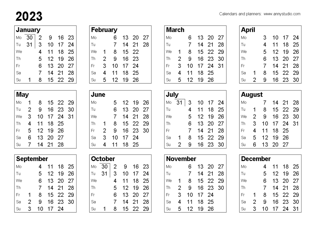 Printable Calendar With Week Numbers Summafinance - Which Calendar Type Uses Week Numbers