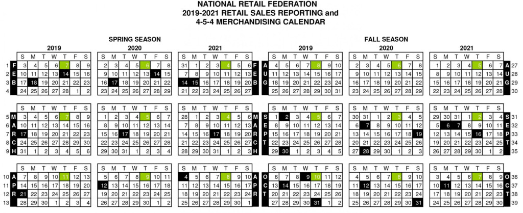 Retail Fiscal Calendar - Retail Calendar Week Numbers 2015