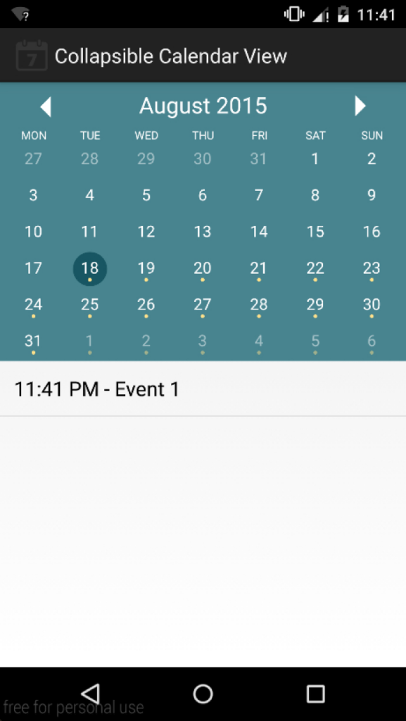 Week Calendar Android Library Calendar Printables Free Templates - Android Calendar Week Numbers